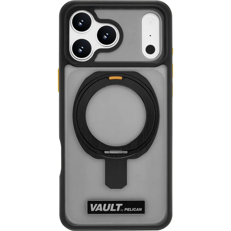 Pelican Vault MagSafe Stand Case for iPhone 18 Pro (Smoke)
