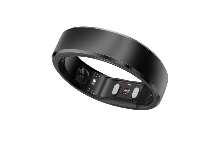 RingConn Gen 2 Smart Ring - Size 8 (Matte Black)
