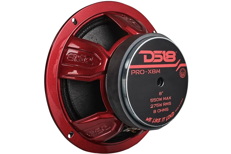 DS18 PRO-X 8" Mid Range Loudspeaker 275W RMS @ 8 Ohm (Each)