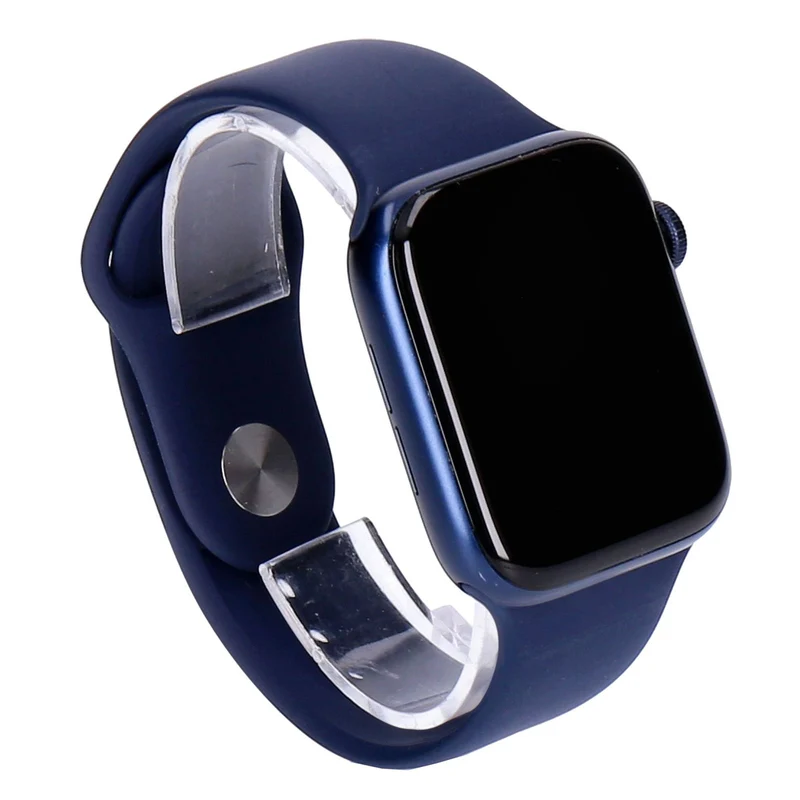 Apple Watch Series 6 44mm GPS + 4G Blau Aluminiumgehäuse mit Sportarmband Deep Navy