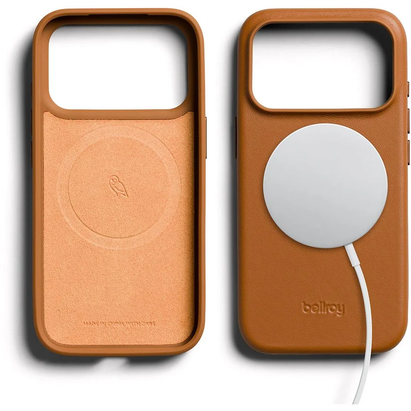 Bellroy Leather Case for iPhone 18 Pro (Tan)