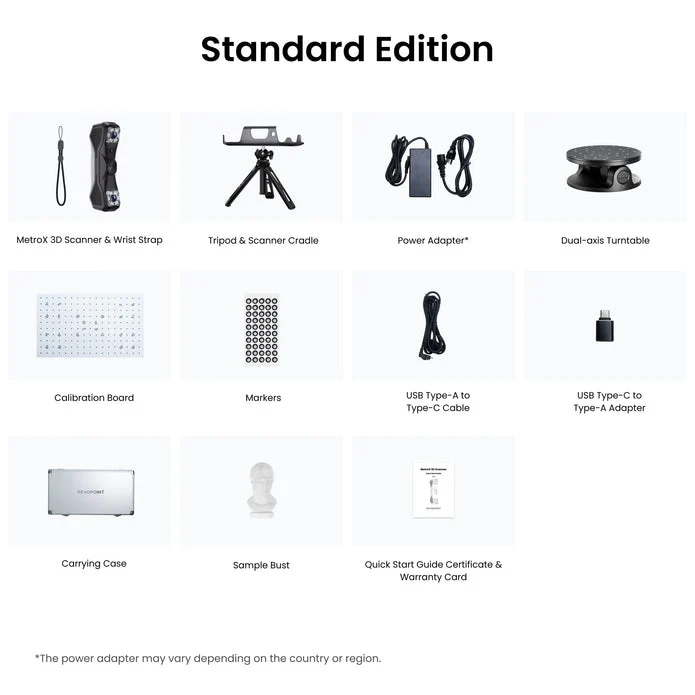 Revopoint MetroX Blue Laser Line and Full-field Structured Light 3D Scanner