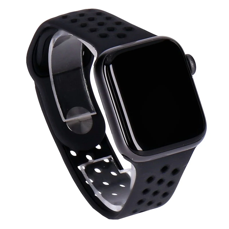 Apple Watch Series 6 Nike 40mm GPS Spacegrau Aluminiumgehäuse mit Sportarmband schwarz