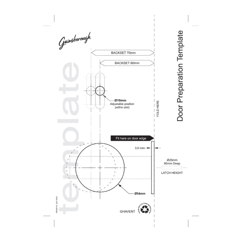 Gainsborough Haven Electronic Lock (Black)
