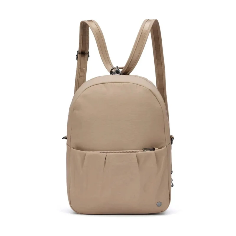 Pacsafe Citysafe CX Anti-Theft Convertible Backpack Shoulder Bag Taupe