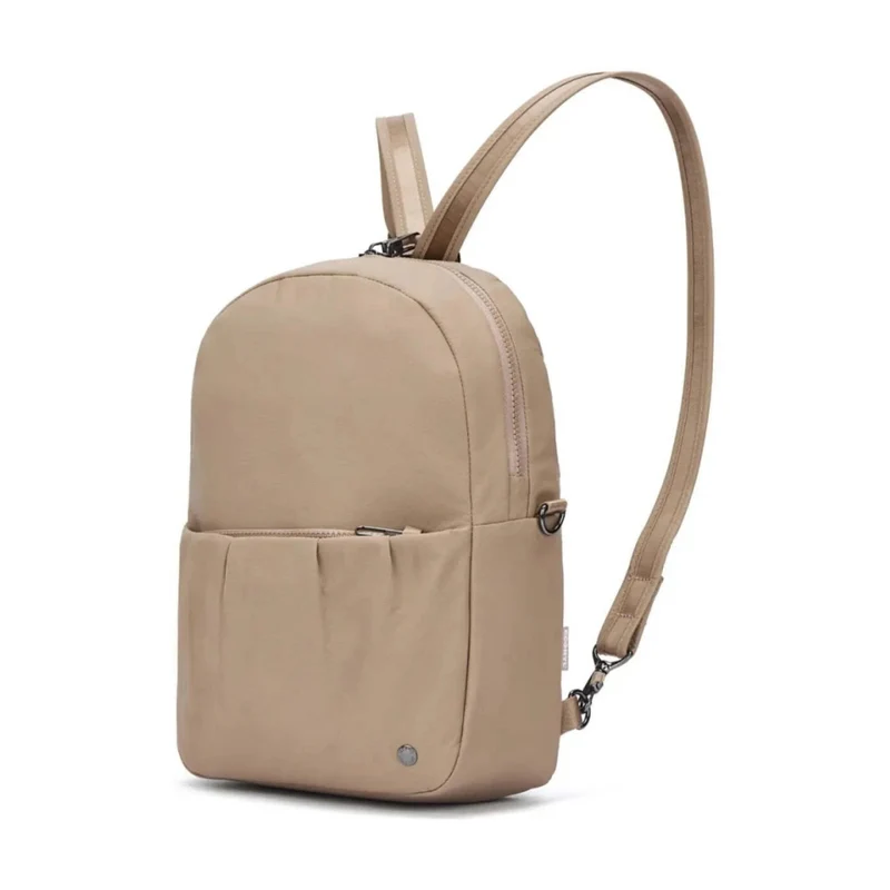 Pacsafe Citysafe CX Anti-Theft Convertible Backpack Shoulder Bag Taupe