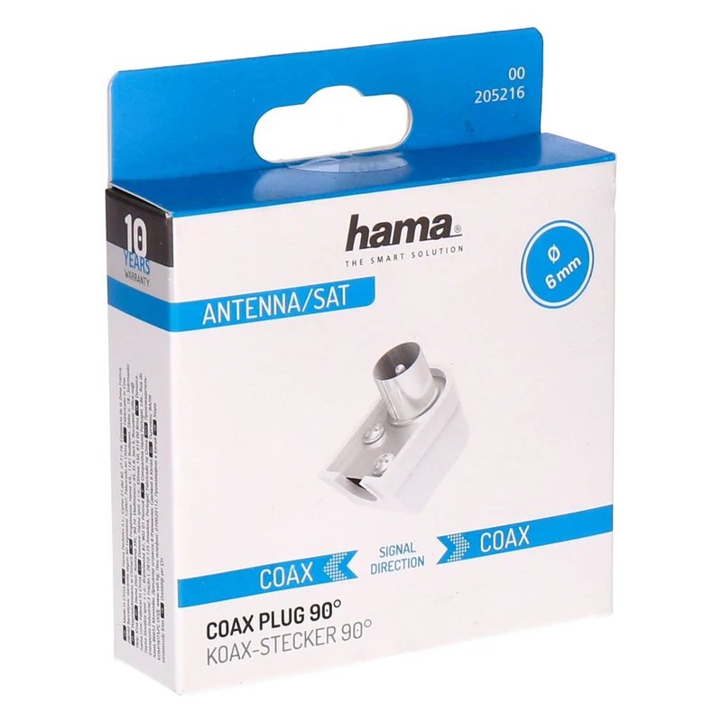 Hama 00205216 Koaxialstecker 1 Stück(e)