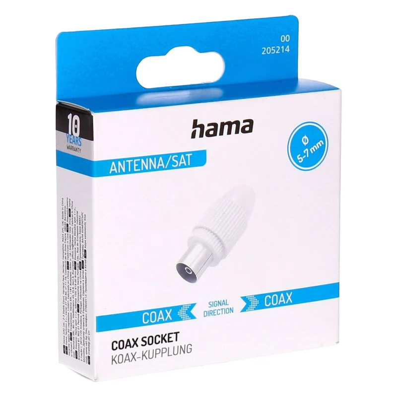 Hama 00205214 Koaxialstecker 1 Stück(e)
