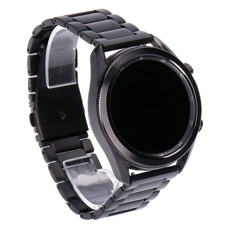 Samsung Galaxy Watch3 45mm Titanium Mystic Black Titaniumgehäuse Schwarz, Edelstahlarmband Schwarz