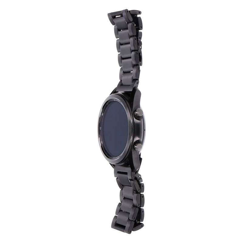 Samsung Galaxy Watch3 45mm Titanium Mystic Black Titaniumgehäuse Schwarz, Edelstahlarmband Schwarz