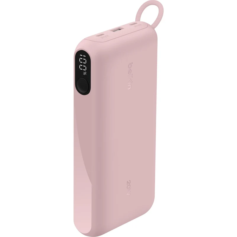 Belkin BoostCharge 20K Power Bank with Display (Pink)