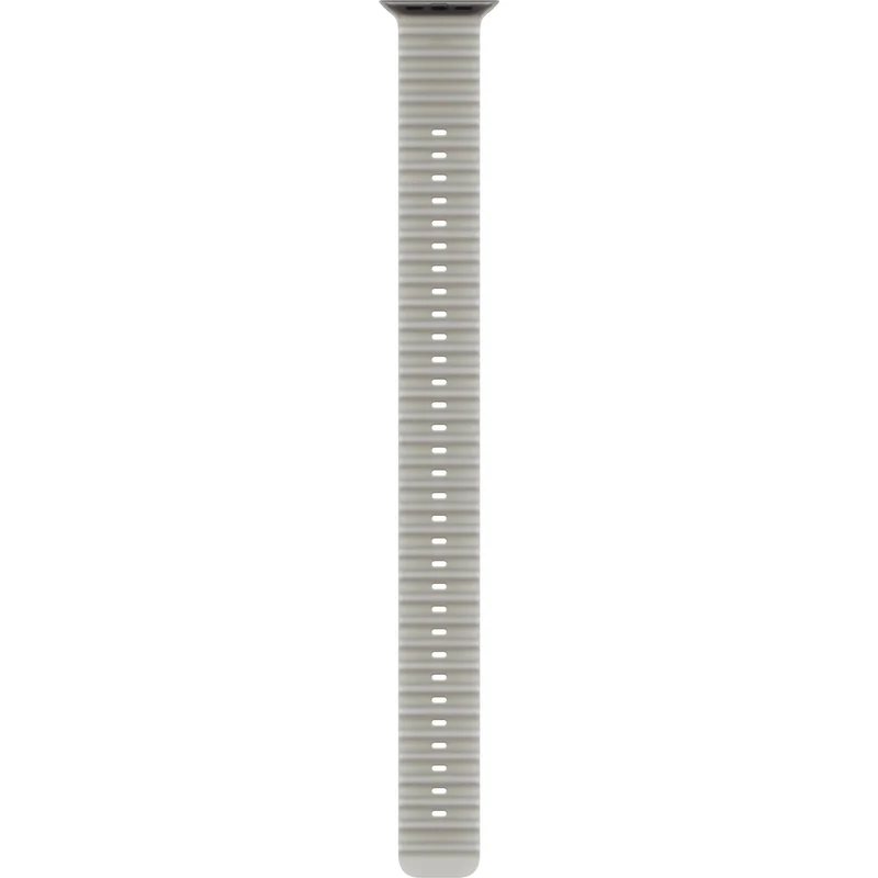 Apple Watch 49mm Translucent [Grey] Ocean Band Extension [Black Titanium Finish]