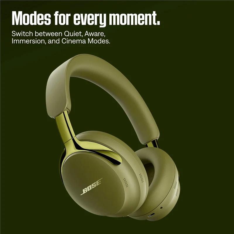 Bose QuietComfort Ultra Noise Cancelling Headphones Gen 2 (Olive Green)