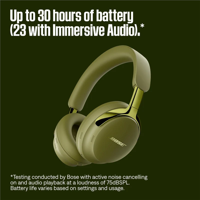 Bose QuietComfort Ultra Noise Cancelling Headphones Gen 2 (Olive Green)