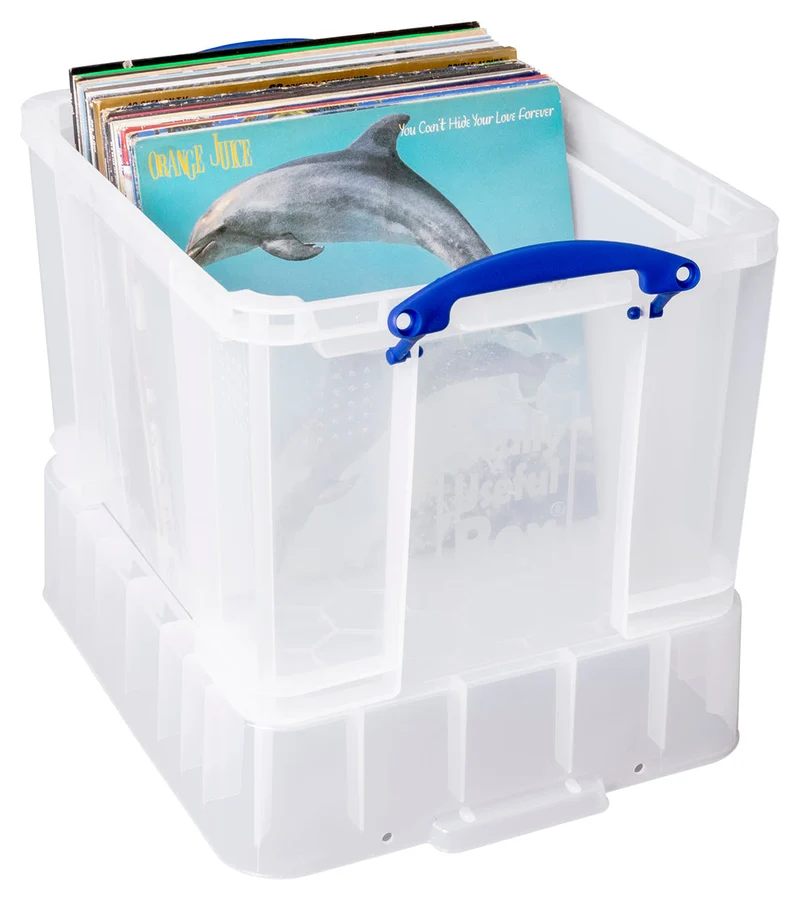Really Useful Box 35 Litre Clear XXL LP Storage Box