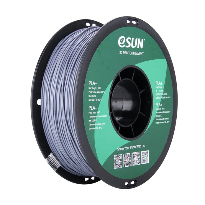 eSUN PLA+ HS High Speed 3D Print Filament 1.75mm 1kg - Grey