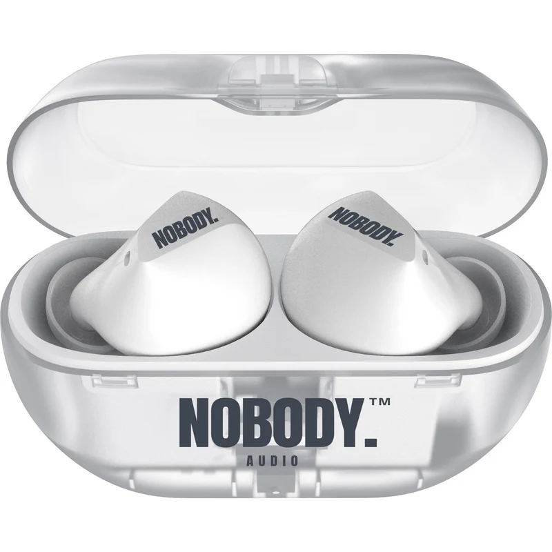 NOBODY VP1 ANC Earbuds With Call Clarity (Pearl White)