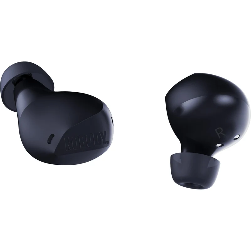 NOBODY VP4 GymBuds ANC Premium Earbuds With Call Clarity & Gripskin Fit (Navy Blue)