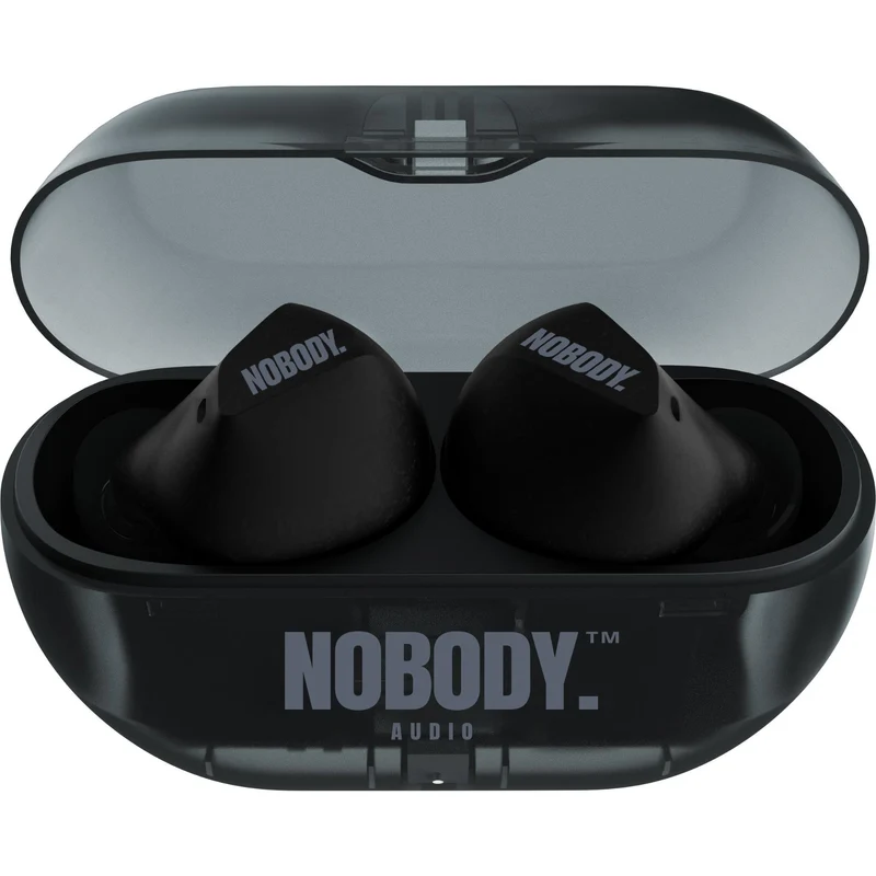 NOBODY VP0 Earbuds With TechSeal (Black)