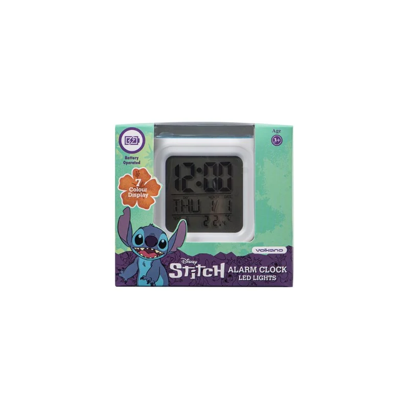 Disney Stitch Glo Alarm Clock