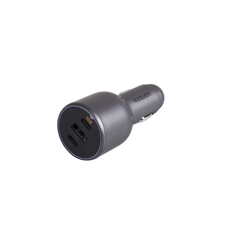 UGREEN 130W 3-Port Fast Car Charger with 100W Cable
