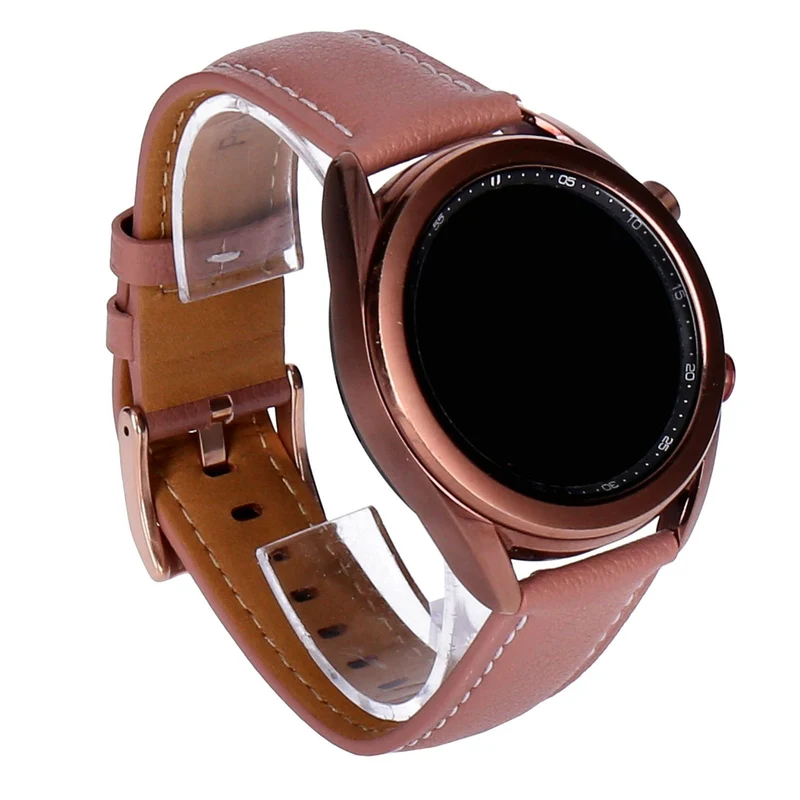 Samsung Galaxy Watch 3 R855F LTE 41mm Bronze Lederarmband Rosa