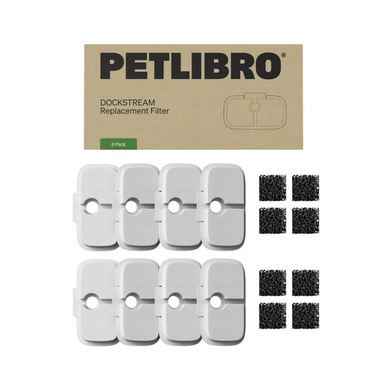 Petlibro Dockstream Water Fountain Replacement Filters 8 Pack