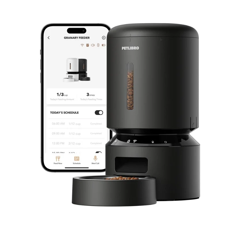 Petlibro Granary Smart Feeder 5L WiFi Automatic Pet Feeder Black