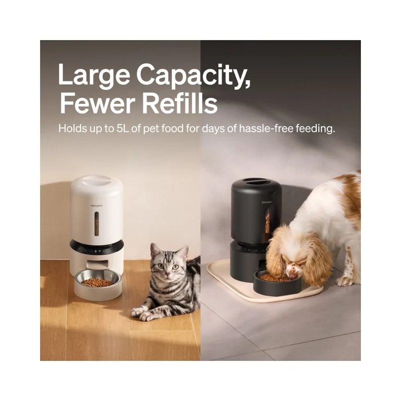 Petlibro Granary Smart Feeder 5L WiFi Automatic Pet Feeder Black