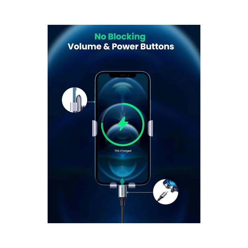 UGREEN Car Phone Gravity Vent Mount 4.7–7.0" Phones