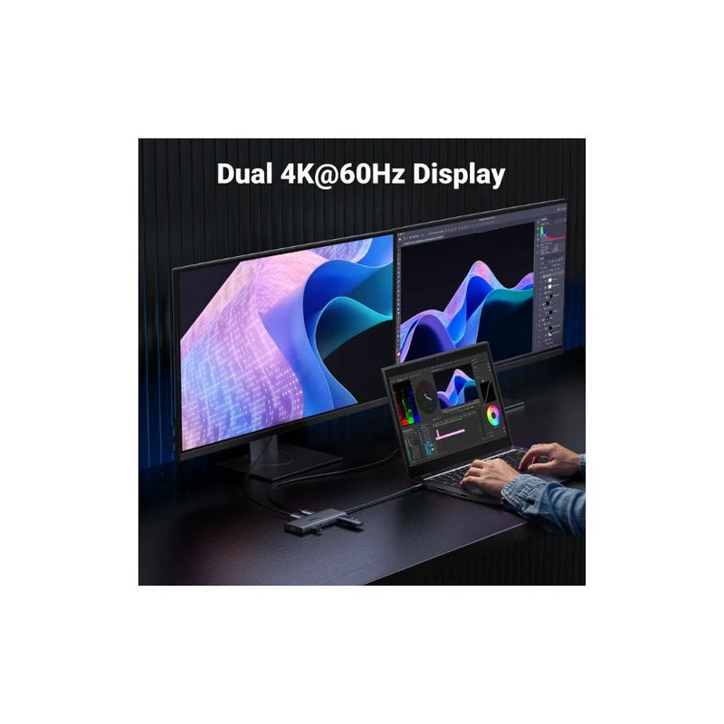 Ugreen 10-in-1 USB C Hub with Dual 4K display