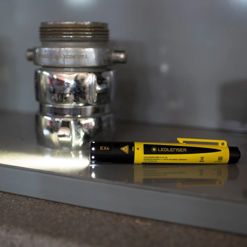 Ledlenser EX4 ATEX Torch Zone 0/20 Intrinsically Safe LED Flashlight