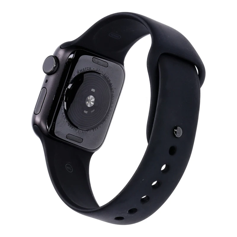 Apple Watch SE 40mm GPS Spacegrau Aluminiumgehäuse mit Sportarmband Mitternacht