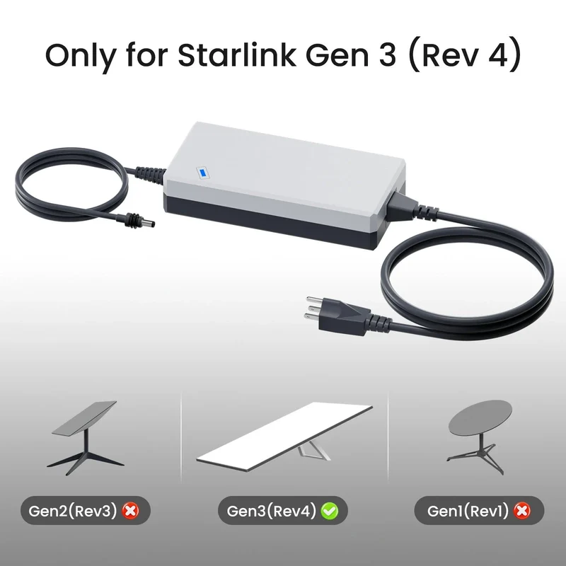 STARGEAR 240V Power Supply suit Starlink Gen3 (v4) Router