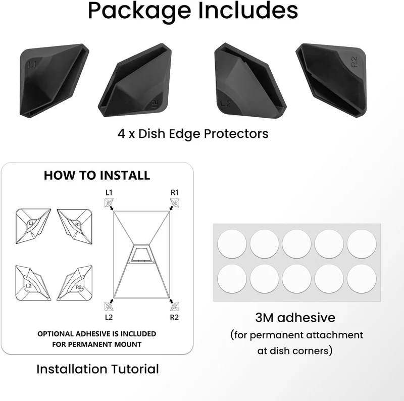 STARGEAR Gen3 Starlink Dish Edge Protectors