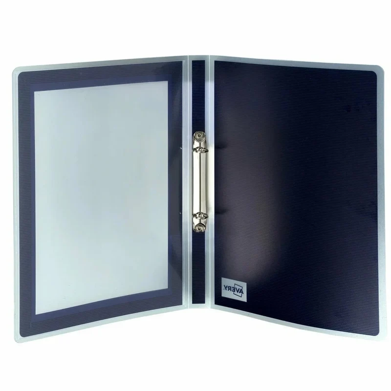 Avery 15767 Flexi-View Binder Folder 2 Ring 12.7mm A4 Black 12 Pack
