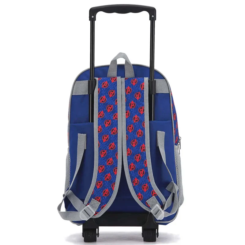Marvel Avengers Kids 17" Wheeled Backpack with 3D Front Panel - Blue
