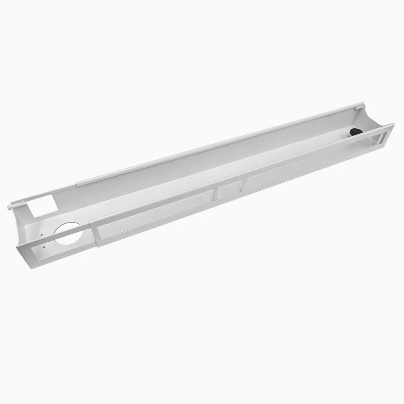 Quad Frame Channel + Mounting Bracket - Wheat / 0 Plugs