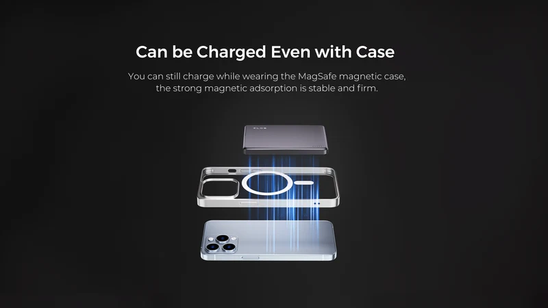 ZLOS 5000mAh 15W Ultra-Thin Mini Power Bank