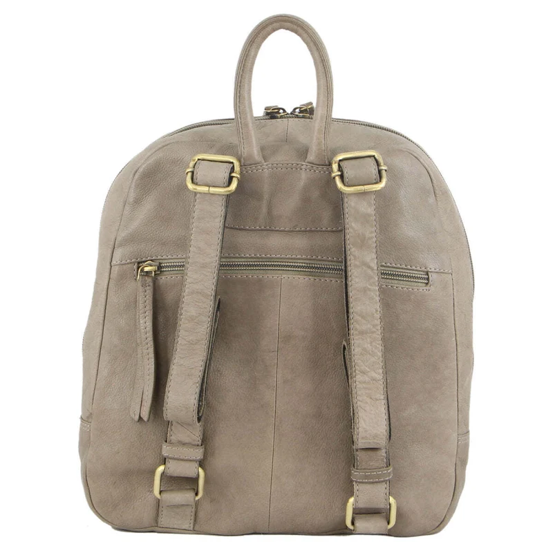 Pierre Cardin Womens Woven Leather Backpack + Cross-Body Bags 3Pc Set (Sky Blue)
