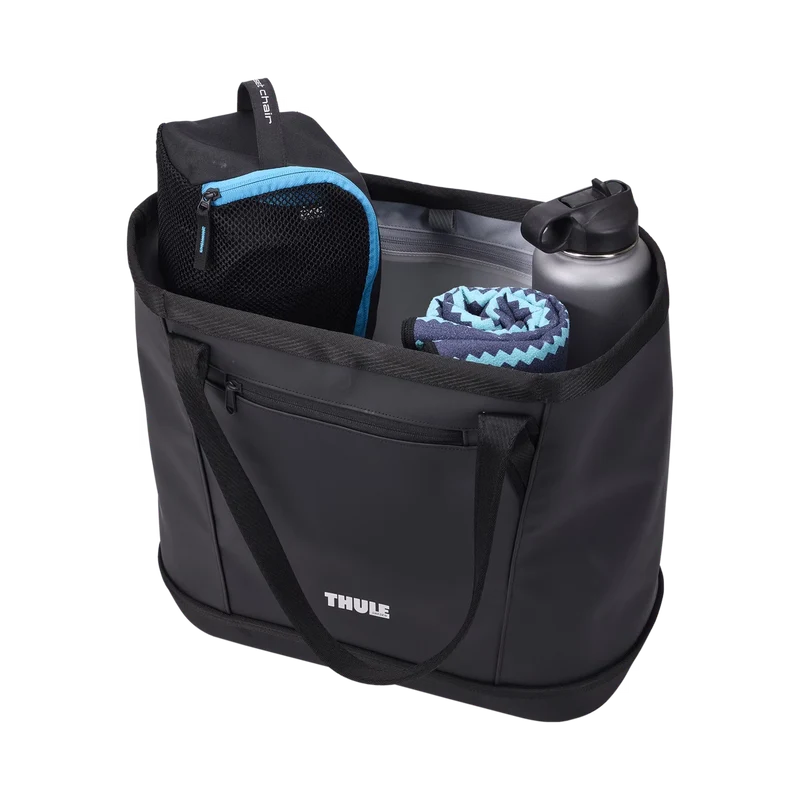Thule 30L Chasm Tote Travel Gear Bag with Waterproof Base in Black
