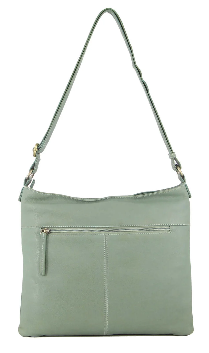 Pierre Cardin Womens Woven Cross-Body Bag 3-Piece Set (Mint Green)