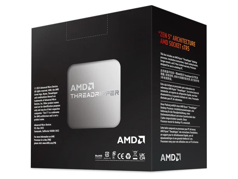 AMD Ryzen Threadripper 9970X 32-Core 4.0GHz sTR5 Desktop CPU