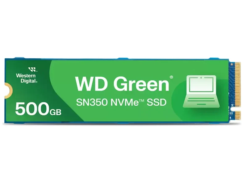 WesternDigital WDS500G2G0C 500GB Green SN350 M.2 NVMe SSD