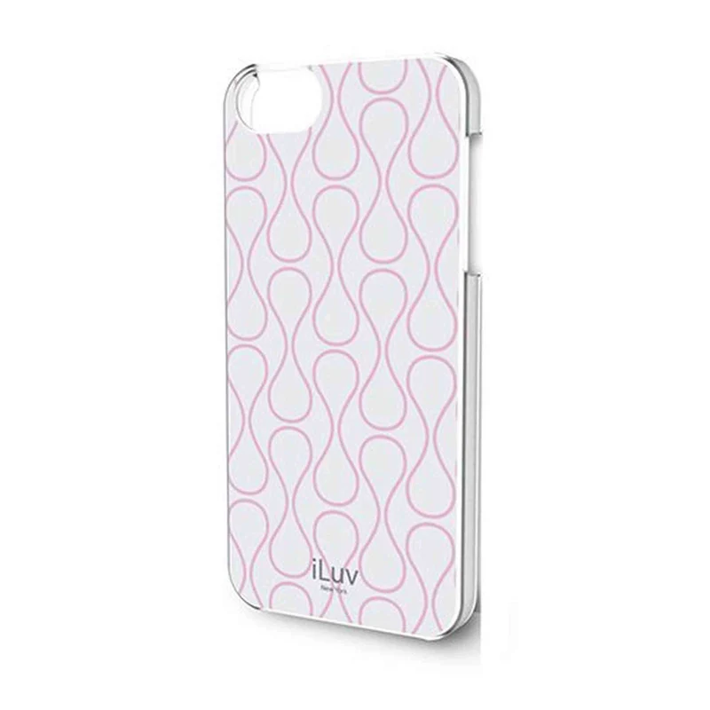 iLuv Festival Chic Hardshell Case for Apple iPhone 5, 1-Pack Retail Packaging, White (ICA7H307WHT) by IGSMAR