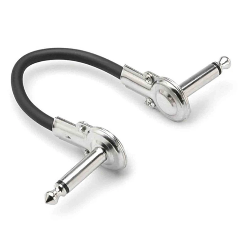 XPIX 6 Inch Guitar Patch Cable 1/4, 6 Packs Ideal for Guitarists and Other Musicians