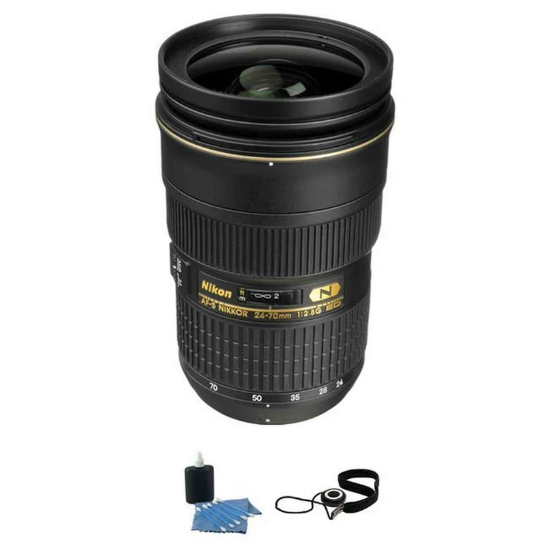 Nikon AF-S Nikkor 24-70mm f/2.8G ED Autofocus Lens Ultimate Bundle