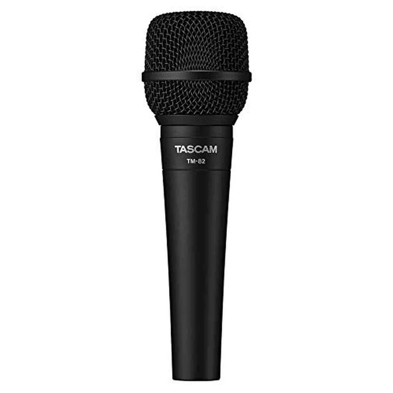 Tascam Dynamic Microphone, Black (TM-82)