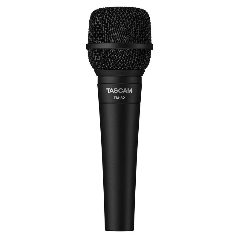 Tascam Dynamic Microphone, Black (TM-82)