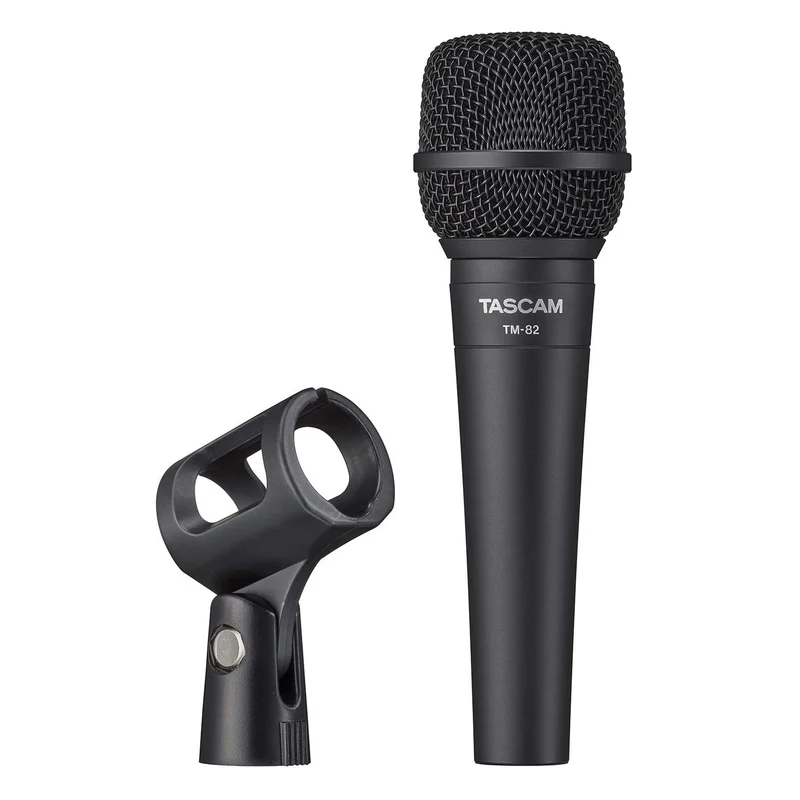 Tascam Dynamic Microphone, Black (TM-82)